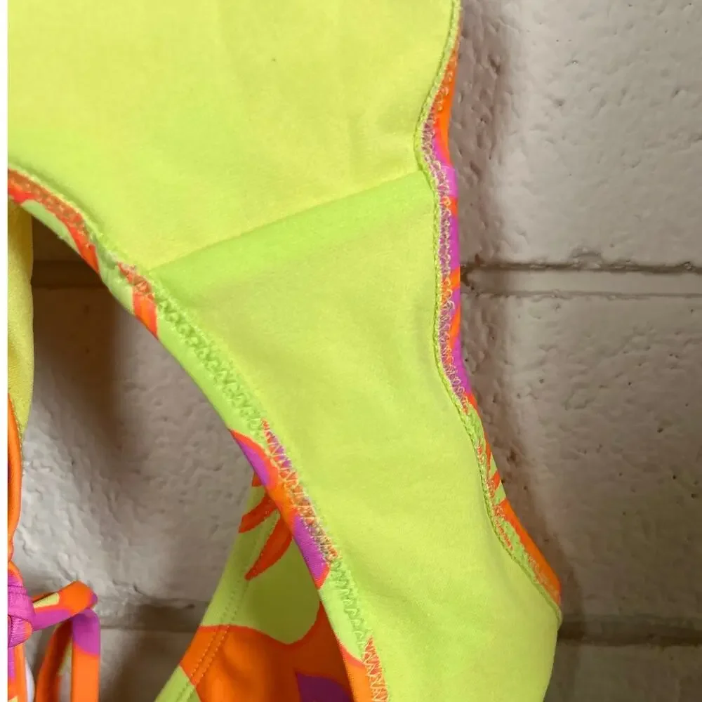 Wild Fable Floral Orange Bikini size XS/S